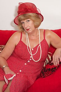 Hi Guys Time to Strip off and play Im wearing my Red dress and of course my matching Red Hat but under my dress I hav