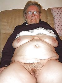 Granny aged 70 with hairy pussy